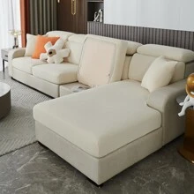 1 Miếng Dệt hoa Vải phủ Sofa Với Độ co giãn Cao & Họa tiết Hình học , Tất cả các mùa Chống bẩn Thú cưng Bọc ghế sofa - Màu be - Xem 5