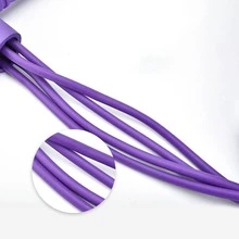 Multifunction Tension Rope, 4-Tube Elastic Yoga Pedal Puller Resistance Band, Natural Latex Tension Rope Fitness Equipment, for Abdomen/Waist/Arm/Leg Stretching Slimming Training - 粉色 - 查看 4