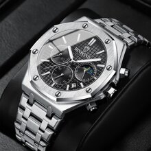 Relojes Quartz para Hombre - Plateado - Ver 1