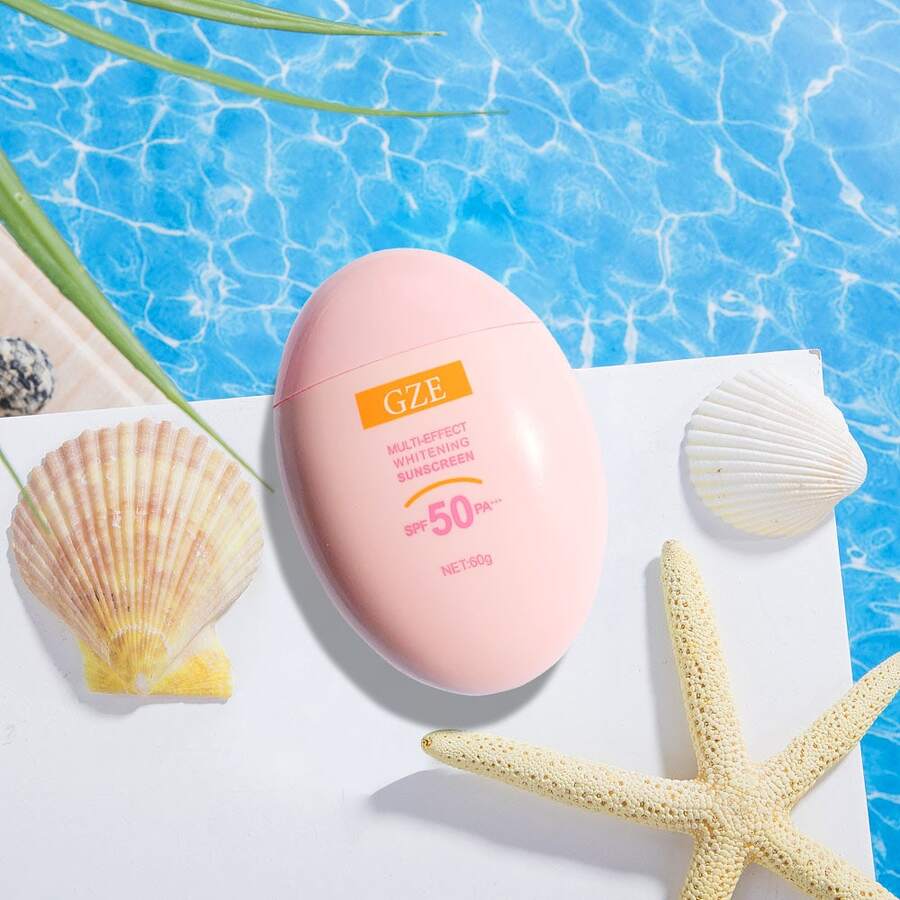 1 pieza Protector solar para cara & cuerpo - Rosa - Ver 1