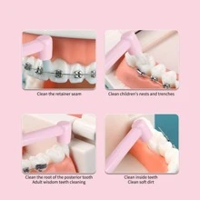 1pc Bundle Tip Pink Interdental Brush For Orthodontic Toothbrush - Pink - View 6