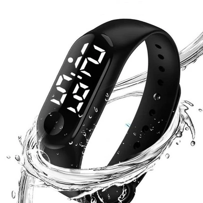 1pc Portable & Simple Style Electronic Watch For Women, Suitable For Daily Life, Packed In A Box As A Gift For Students Returning To School