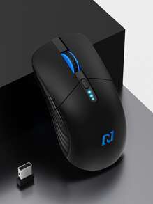 無線滑鼠,6個按鈕,靜音辦公無線滑鼠,電競防滑無線滑鼠