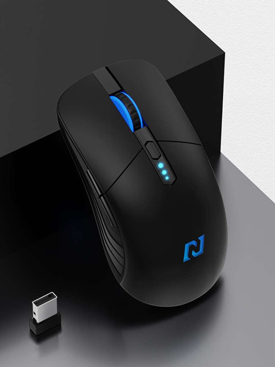 無線滑鼠,6個按鈕,靜音辦公無線滑鼠,電競防滑無線滑鼠