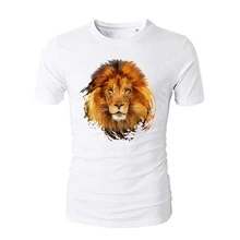 1 set of 2 high-definition lion head tiger head clothing DIY thermal transfer printing stickers children's adult clothing backpack animal head heat transfer - 2 Pcs Mix - View 4