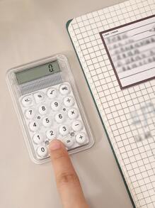 1pc Highly Attractive Value Mini Candy Colored Calculator For Office Use Back To School - Pink - View 4