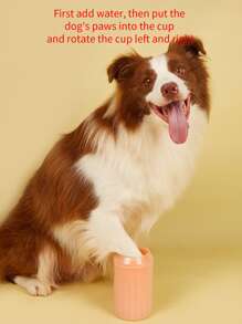 1 Stück Zufällige Farbe Haustier Fuß Reinigung Tasse