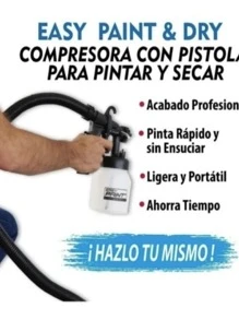 SWISS SILVER Portable Compressor And Gun For Painting With Water And Oil Zoom - Blue - View 3