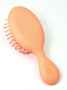 1 Pc Compact Portable Mini Daisy Candy Air Cushion Comb,Detangling Hair Brush With Handle,Styling&Hairdressing Tool,Hair Care,Girl Gift(Orange) - Coral Orange - View 2