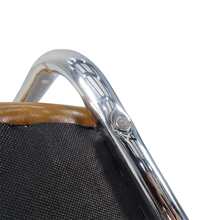 Set of 4, Leather Dining Chair with High-Density Sponge, Rattan Chair for Dining room, Living room, Bedroom, Brown - Brown - View 8