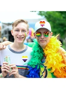 500張貼紙/卷情人節心形禮物密封派對DIY卡通卷不干膠貼紙 - 彩色 - 查看 4