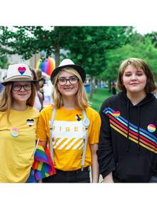 500張貼紙/卷情人節心形禮物密封派對DIY卡通卷不干膠貼紙 - 彩色 - 查看 3