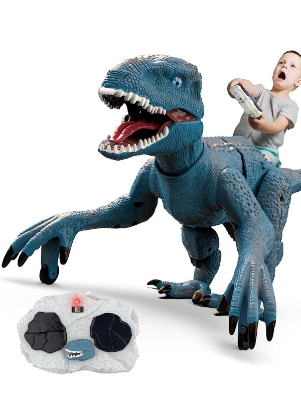 Remote Control Dinosaur RC Dinosaur Remote Control Velociraptor Realistic Walking Robot