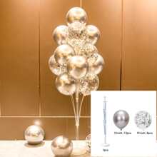 1set Balloon Stand With Balloons, Balloon Decoration Stand Set For Party Wedding Birthday Event Decorations - Multicolor - View 3