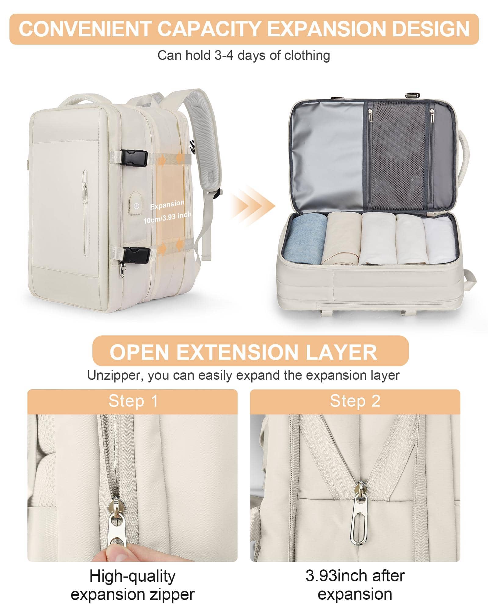 Minimalist Functional Backpack SHEIN USA