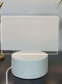 1pc 3d Night Light With USB Cable, Touch & Warm Light Function, Acrylic Handwriting Panel Table Lamp - Clear - View 4