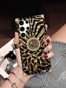 1个豹纹羽毛图案长方形手机壳，兼容三星S23 Ultra/7P/8 Plus/XR/XS Max/11/11 Pro/11 Pro Max/12/12 Pro/12 Pro Max/13/13 Pro/13 Pro Max/14/14 Pro/14 Plus/14 Pro Max/15/15 Pro/15 Plus/15 Pro Max、Galaxy A38/A18/A78 5G/A98/A79 5G、C53/C55、Note12 Pro+ 5G/Note13 Pro、Y36 5G等机型。 - 黑色 - 查看 7