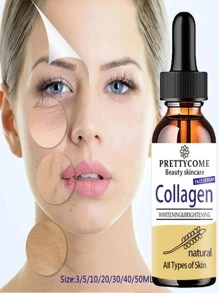 5毫升/15毫升/30毫升/50毫升/膠原蛋白面部精華液，深度修復保濕抗衰老玻尿酸面部精華液，消除皺紋臉部護理