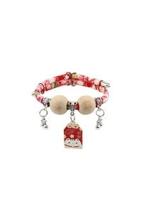 1入組隨機顏色貓狗跳蚤項圈,標籤造型吊墜項鍊 - 彩色 - 查看 7