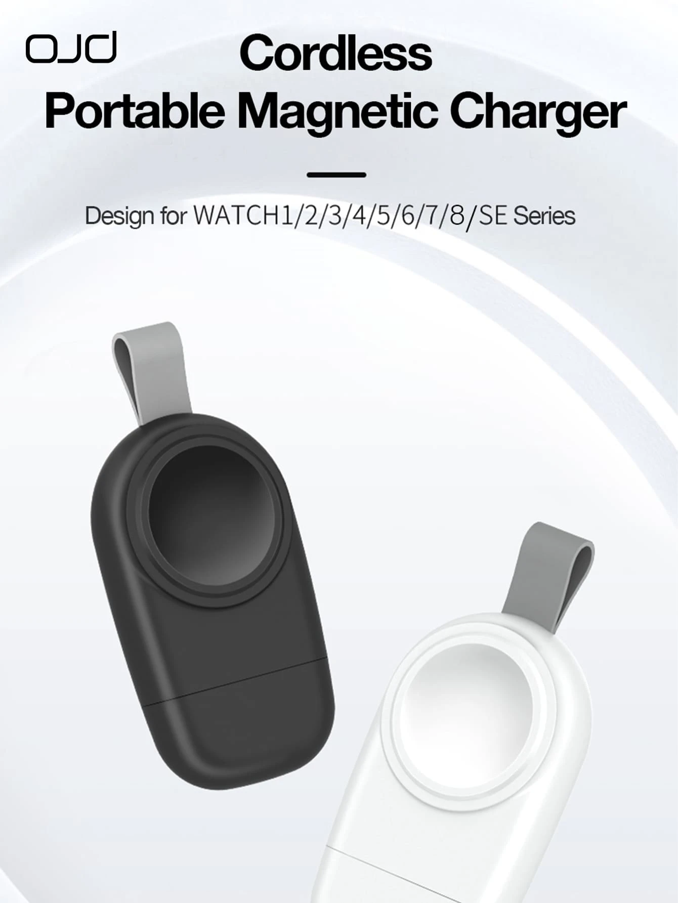 JOYROOM Caricatore Apple Watch, 2000 mAh Caricabatterie Wireless Portatile per Apple Watch Series 11/10/9/8/7/6/5/4/3/2/1/SE/SE2/SE3, Ultra 3/Ultra 2/ Ultra, Powerbank per Smart Watch