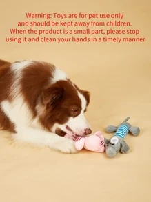 1pc Random Animal Design Cat/Dog Lover Gift And Dog/Cat Mom Love Pet Sound Toy - Multicolor - View 5