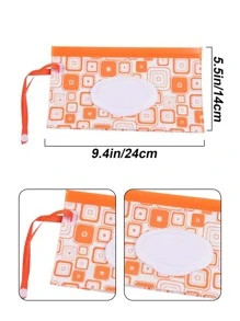 1 pieza Bolsa para pañuelos , portátil con colgable Toallitas húmedas bolsillo - Multicolor - Ver 3