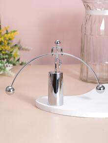 1pc Bobble-head Doll Ornament - Silver - View 2