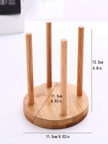 Bamboo Cup Holder, Disposable Cup Dispenser For Drinking Water Machine, Milk Tea And Coffee Shop, Bar And Commercial Desktop