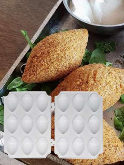 9 Hål Köttbullstång Manual Form Köksredskap Fylld Köttbulle Rulle Kaka Öken Dekoration