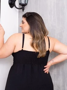 Plus Size Dresses - màu đen - Xem 5