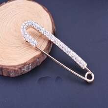 2枚胸針收腰神器褲子腰變小大別針固定衣服褲子收腰裝飾配件女扣別針 - 彩色 - 查看 4