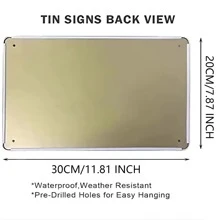 1pc Slogan Graphic Sign, Modern Iron Plaque For Garden Decoration - Apricot - View 7