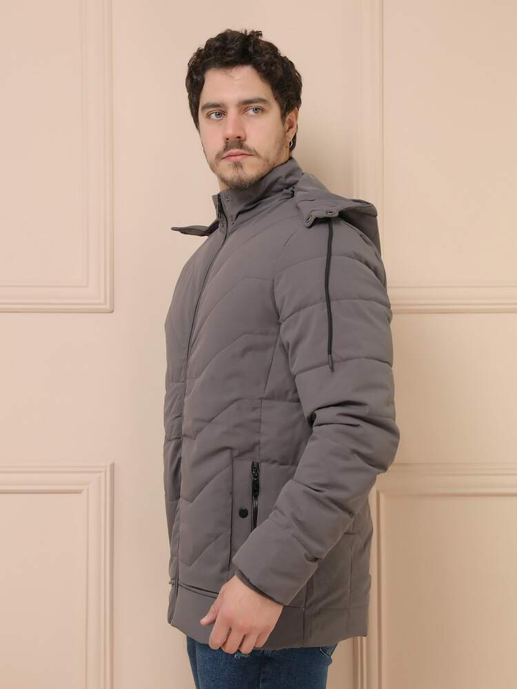 Jaqueta Bobojaco Forrada Premium - Cinza - Visão 5