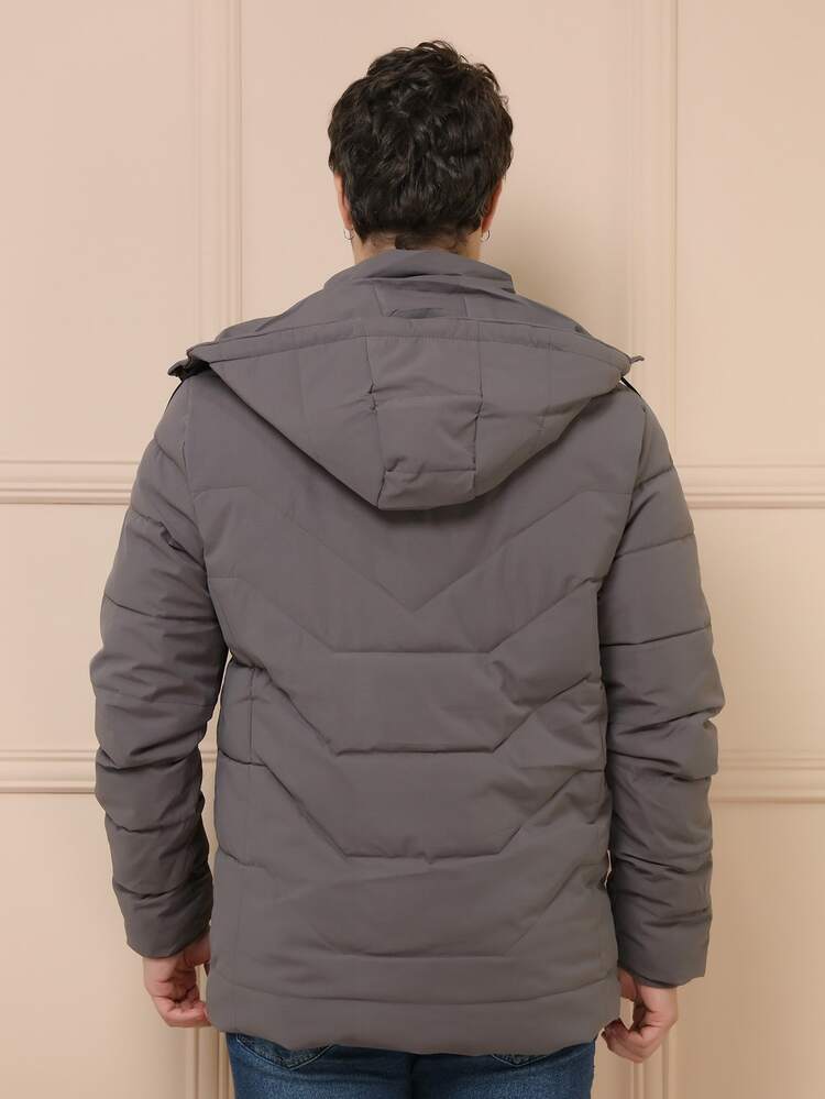 Jaqueta Bobojaco Forrada Premium - Cinza - Visão 4