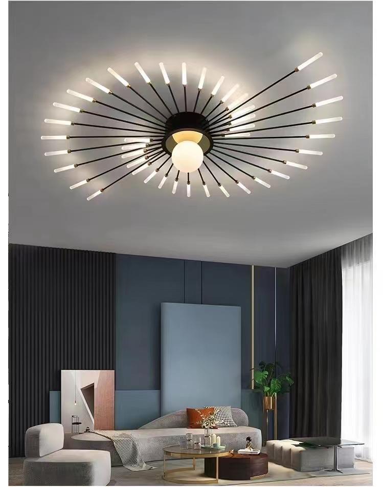 1 Set moderno LED Lámpara plafón , natural Luz negro incorporado