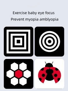 64pcs High Contrast Baby Early Education Cards For Visual Stimulation, Double-Sided Multi-Period Learning Educational Cards, Early Education Toys For Newborns, Infants, Suitable For 0-36 Months - Multicolor - View 3