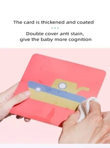 64pcs High Contrast Baby Early Education Cards For Visual Stimulation, Double-Sided Multi-Period Learning Educational Cards, Early Education Toys For Newborns, Infants, Suitable For 0-36 Months - Multicolor - View 7