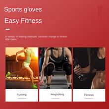 Unisex Half Finger Fitness Gloves, Breathable Non-slip Cycling Gloves For Weightlifting And Gym - Pink - View 6