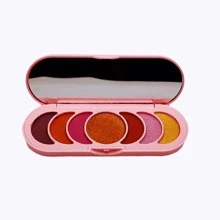 Paleta De Sombras Maquillaje Oulanao 7 colores Con Espejo - Rosa - Ver 1