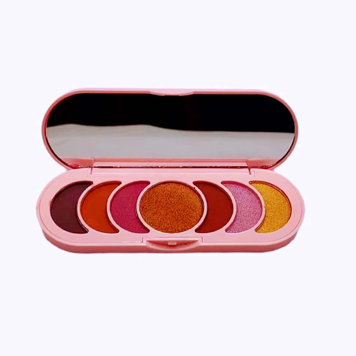 Paleta De Sombras Maquillaje Oulanao 7 colores Con Espejo - Rosa - Ver 1