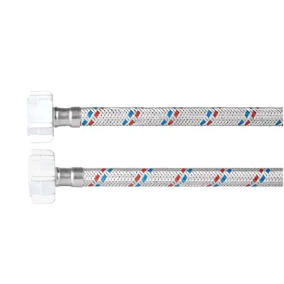 Manguera wc aluminio 1/2"x7/8" 50 cm plást/plást basic fwc-pp50p 49769