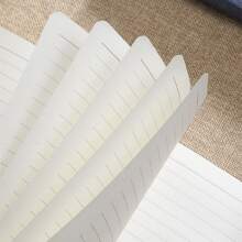 1 Stück Notizbuch mit Jacquard A6 & Horizontal , Leer Doppel Innen- und Taschendesign für Notizen