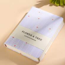 1 Miếng Phong cách Đơn giản Dệt hoa B5 Đường ngang Trống Giường đôi tiêu chuẩn Trang bên trong Túi Quyển sổ , Thích hợp Đối với Chuyên gia Đến Ghi chú - trắng - Xem 1