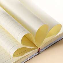 1 Miếng Phong cách Đơn giản Dệt hoa B5 Đường ngang Trống Giường đôi tiêu chuẩn Trang bên trong Túi Quyển sổ , Thích hợp Đối với Chuyên gia Đến Ghi chú - trắng - Xem 9