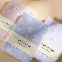 1 Miếng Phong cách Đơn giản Dệt hoa B5 Đường ngang Trống Giường đôi tiêu chuẩn Trang bên trong Túi Quyển sổ , Thích hợp Đối với Chuyên gia Đến Ghi chú - trắng - Xem 2