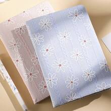 1 Miếng Phong cách Đơn giản Dệt hoa B5 Đường ngang Trống Giường đôi tiêu chuẩn Trang bên trong Túi Quyển sổ , Thích hợp Đối với Chuyên gia Đến Ghi chú - trắng - Xem 3