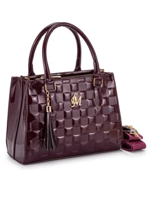Women Tote Bags - 紅木色 - 查看 1