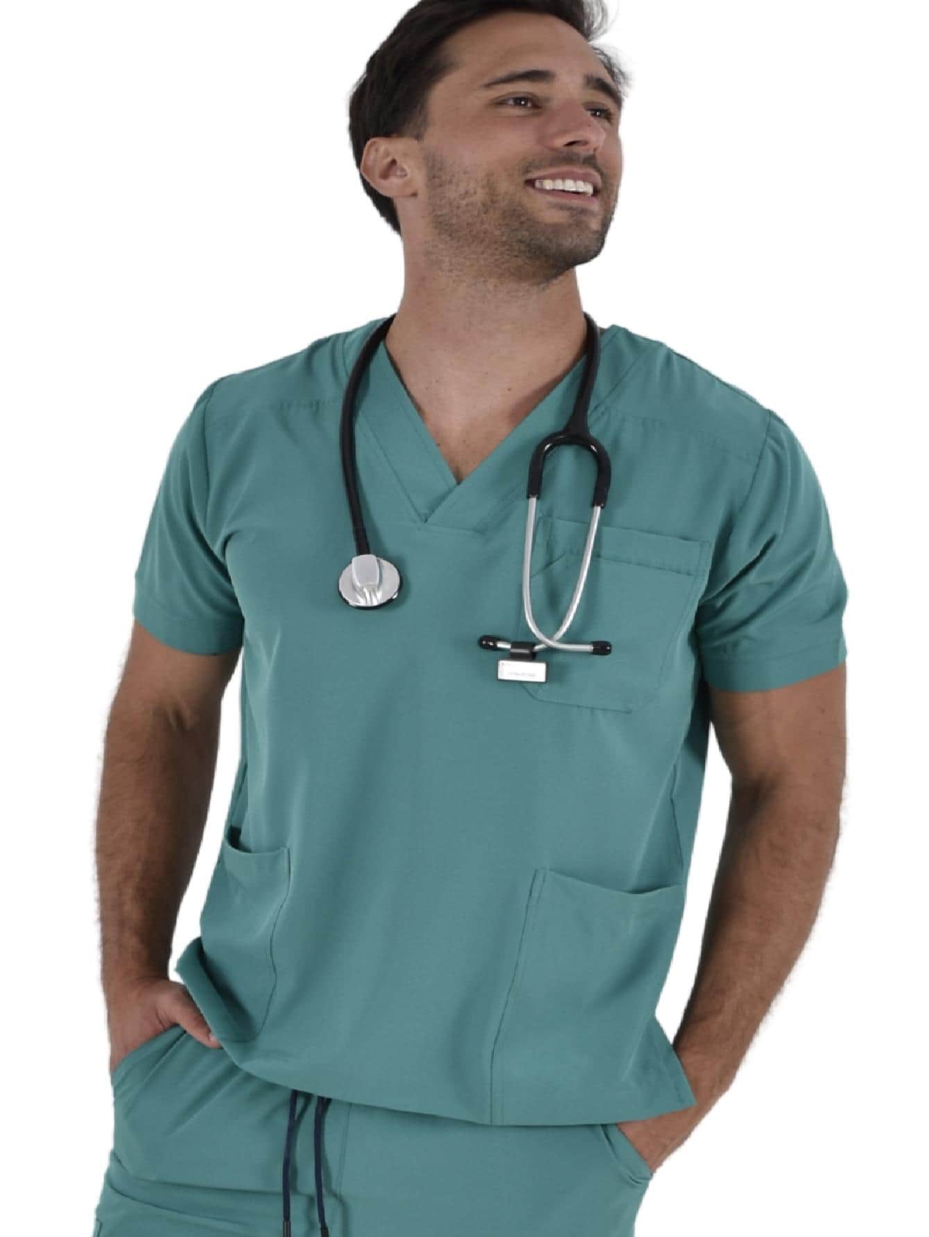 SOULMATE Filipina Médica Quirúrgica Hombre Boston - Verde - Ver 1