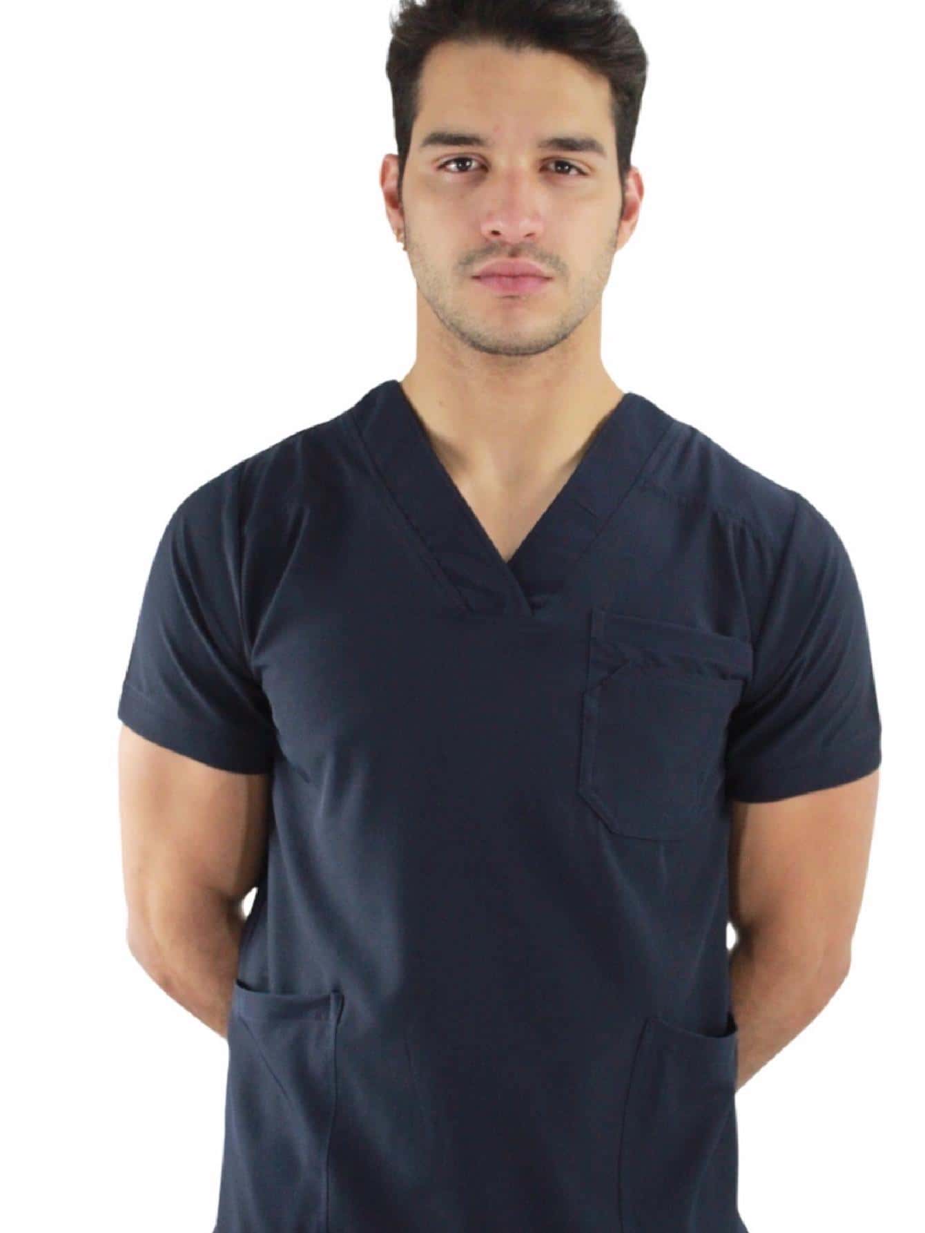 SOULMATE Filipina Médica Quirúrgica Hombre Boston - Azul Marino - Ver 1