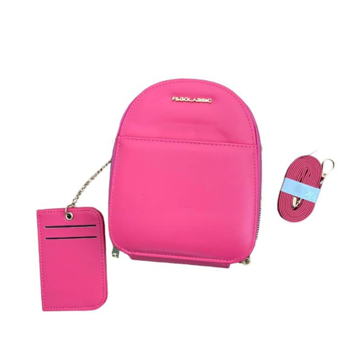 Women Crossbody - 玫紅色 - 查看 1